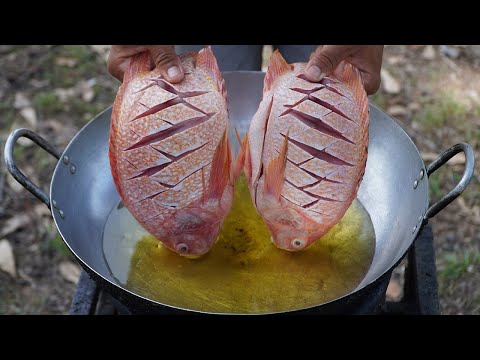 The Perfect Fried Red Snapper Recipe | Crispy Fried Whole Fish | How to Make Deep Fried Fish