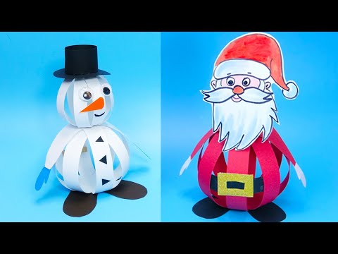 DIY christmas How to make paper penguin Easy paper crafts