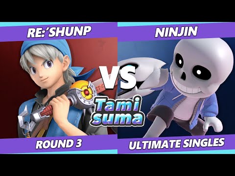 TAMISUMA 204 SSBU - Re:'shunp (Hero) Vs. Ninjin (Mii Gunner) Smash Ultimate Round 3