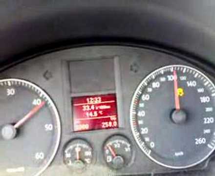 Volkswagen Golf 2.0TDI 4motion 0-100