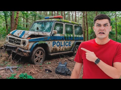 Vi fandt en forladt POLITIMERCEDES G63 AMG – kan vi få den på vejen igen?