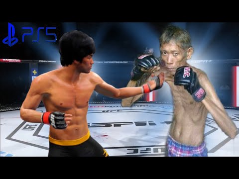 UFC4  Bruce Lee vs Epic Skeleton EA Sports UFC 4