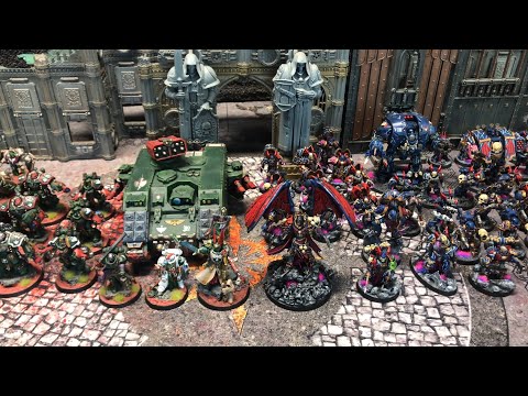 Dark Angels vs. Night Lords [Kreuzzug 2020 - 218] Warhammer 40k Battle Report Deutsch
