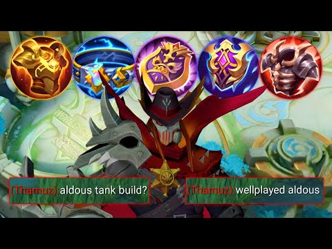 ALDOUS INTENSE LATEGAME PURE TANK BUILD GAMEPLAY🔥 | ALDOUS BEST BUILD 2023