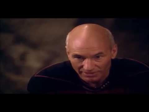 Star Trek TNG "Skin of Evil" Picard and Armus