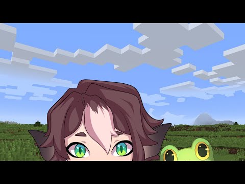 Doodlenab - Vtuber Nabbie gets scared by unscary things in minecraft [Stream Highlights]