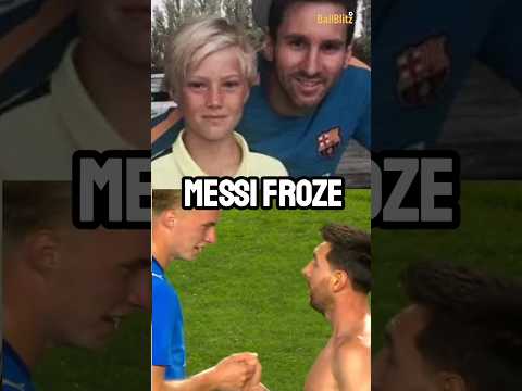 Why Messi completely froze after hearing this player’s name! 😭💀 #2026worldcup