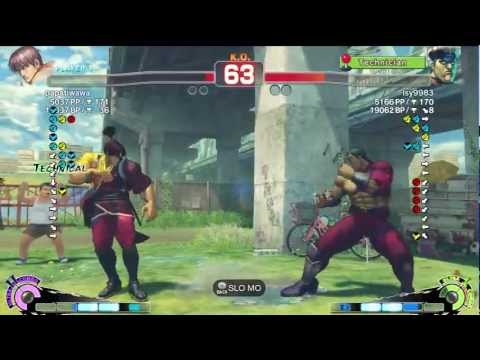 R (Guy) vs Isy9983 (Bison), yama0000 (Zangief) AE2012 Ranked Matches *720p HD*