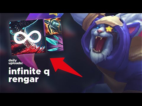 RENGAR BUT I HAVE INFINITE Q's (LOW ELO STOMP BUILD)