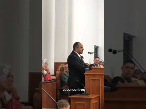 Irmão Saulo ancião, sendo reconduzido ao ministério após 14 anos Perobal Paraná.