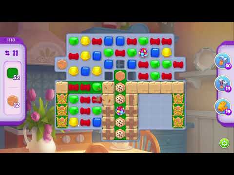 Homescapes 1110 Hard Level - 15 moves - NO BooSTERS