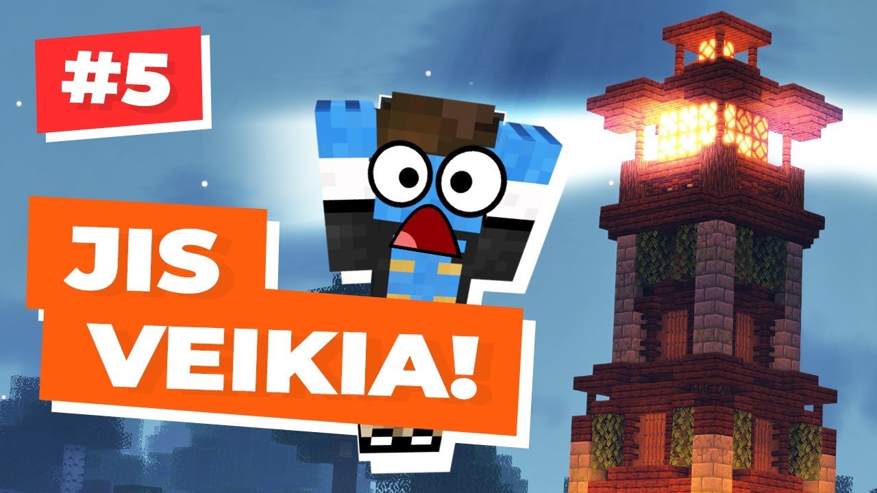 ŠVYTURIO ATNAUJINIMAS! 💡 Minecraft: Nuotykių žemė! #05
