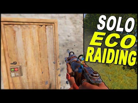 RUST SOLO SURVIVAL - EARLY WIPE ECO-RAIDING! (Part 1)