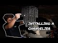 Installing A CHANDELIER In My AVALON VIP INSPIRED How To Install A Chandelier