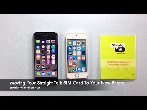 Moving Your Straight Talk SIM Card To Your New Phone