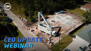 CEO Update Webinar | FBR