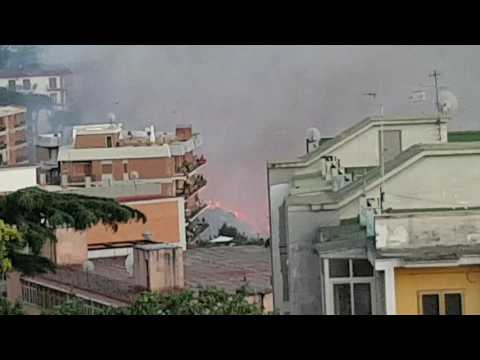 Incendio via caravaggio