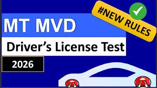 Montana MVD Permit Practice Test 2026 DMV Questions and Answers