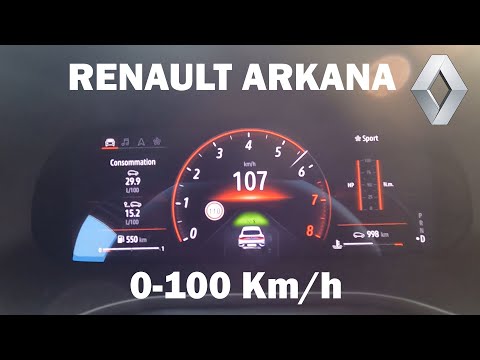 0-100 Km/h RENAULT ARKANA TCe 140ch 12V 2021