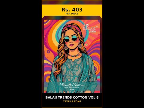 Balaji Trends Cotton Vol 6 – product video thumbnail
