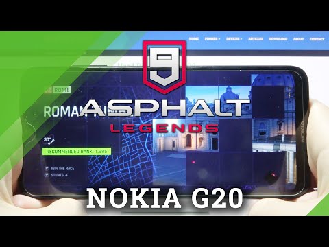 Nokia G20 Asphalt 9 Test - Game Race Performance & FPS Checkup