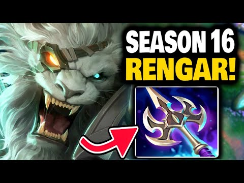 HOW to RENGAR jungle in SEASON 16!!!