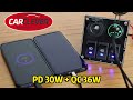 Panel so 3 spínačmi, USB-C PD, USB-A QC 3.0 a CL zásuvkou – 12/24 V, 100 × 97 mm - Video Youtube