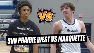 Sun Prairie West & The Nation's 2ND LEADING SCORER Match Up Against Marquette!!