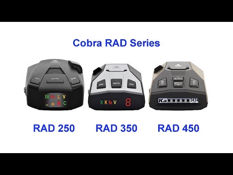 Cobra RAD Series Radar Detectors