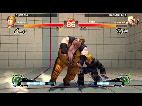 USF4 @ Last Man Standing 3 - PIE Chin (Cody) vs PAG Glitch (Rufus) [720p/60fps]