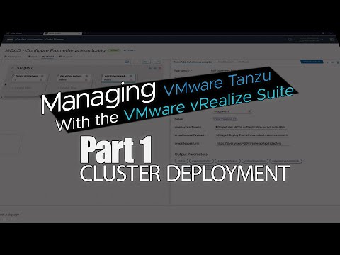 Managing Tanzu with the vRealize Suite Part 1 Cluster deployment