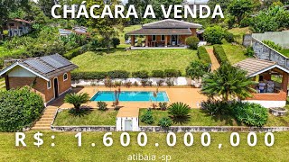 Chácara a venda em Atibaia com lazer completo, 4 mil metros de terreno e  ótima localização