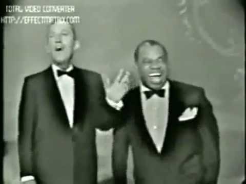 Louis Armstrong , Frank Sinatra, Peggy Lee, Bing Crosby 1959