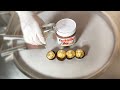 ASMR Nutella Ferrero Rocher Ice Cream Rolls Oddly Satisfying Fast ASMR With Intense Sounds