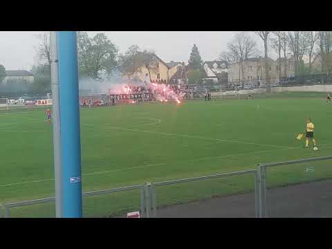 Sparta Augustów oprawa kibiców w meczu z Warmią Grajewo