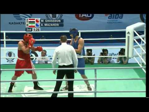 Heavy (91kg) Final - Ghossoun (SYR) vs Mazaheri (IRI) - 2012 AIBA Asian Olympic Qualifying Event
