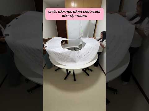 Chiếc bàn học dành cho người kém tập trung