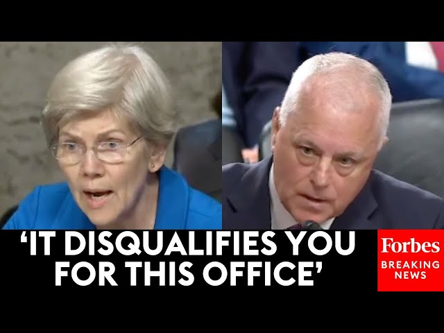 ‘Why Did You Post This?’: Elizabeth Warren Unrelentingly Grills Trump’s DoD Nom Over Past Tweets SDDEFAULT Thumbnail