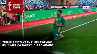 Terrible mistake by Zimbabwe and Southafrica takes the lead again!