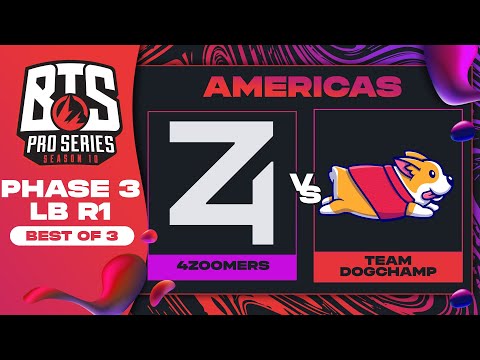 4 Zoomers vs DogChamp Game 2 - BTS Pro Series 10 AM: Phase 3 w/ rkryptic & neph