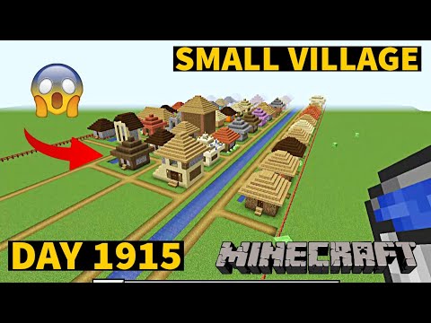 Insane Village Build - Minecraft Creative Mode