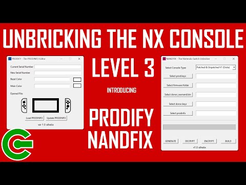 UNBRICKING THE NX CONSOLE LEVEL 3 - INTRODUCING PRODIFY & NANDFIX
