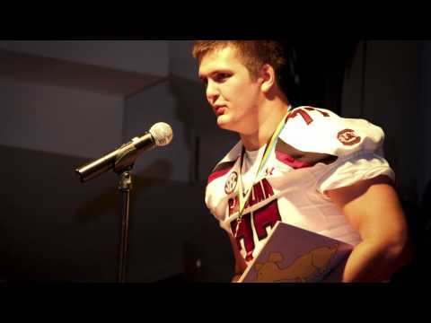 Margin of Victory | In the huddle with USC Offensive Tackle Mason Zandi