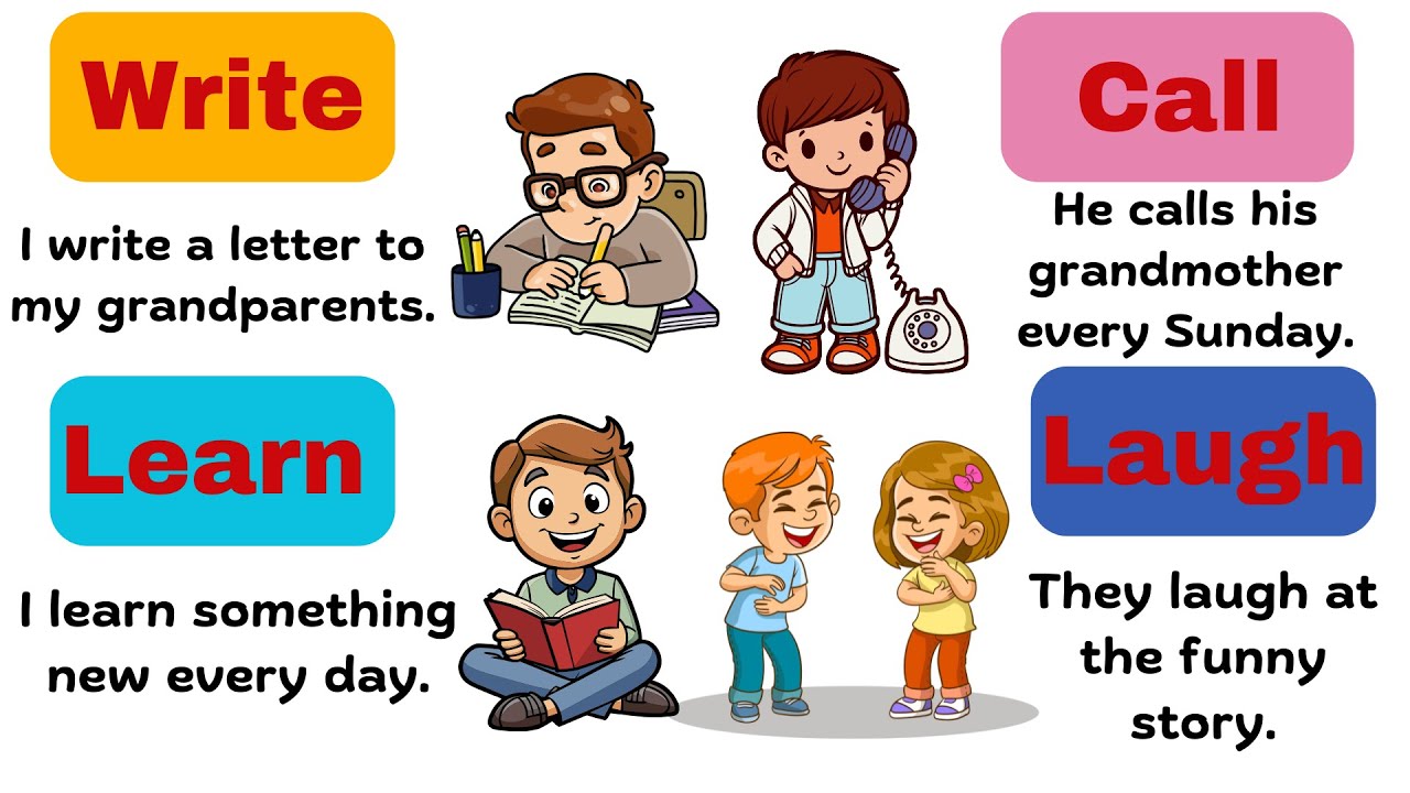 Speak English With Kids | Spoken English for kids | Daily Use English Sentences | Learn English
