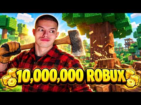 ПЛАТИХА МИ ДА ОТСЕКА ЦЯЛА ГОРА?! | ROBLOX CHOP A TREE