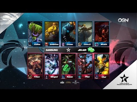 SSG vs JAG Game 3 Highlights - SAMSUNG GALAXY vs JIN AIR GREENWINGS - LCK Week 11 - SPRING 2016
