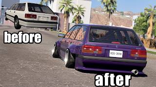 極低のワゴンが地面を這う!!【BeamNG drive】