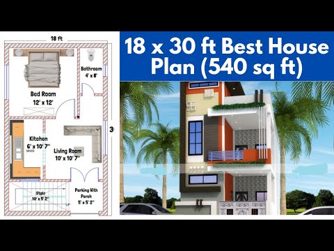 15x30 House Plan 15 x 30 Ghar Ka Naksha Small House Plans Design 450 sq ft house Plans