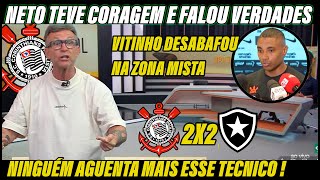 CORINTHIANS FICA SÓ NO EMPATE COM O BOTAFOGO Corinthians 2x2 Botafogo 