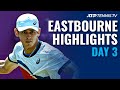 Monfils, De Minaur, Davidovich Fokina & Sonego Headline | Eastbourne 2021 Day 3 Highlights
